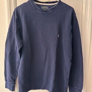 Polo by Ralph Lauren Men's Navy Long Sleeve Tee